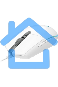 Мышь проводная Logitech G102 LIGHTSYNC белый, 8000 dpi, USB, кнопки - 6