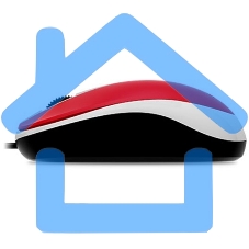 Мышь проводная Genius DX-120 красный, 1000 dpi, USB, кнопки - 3