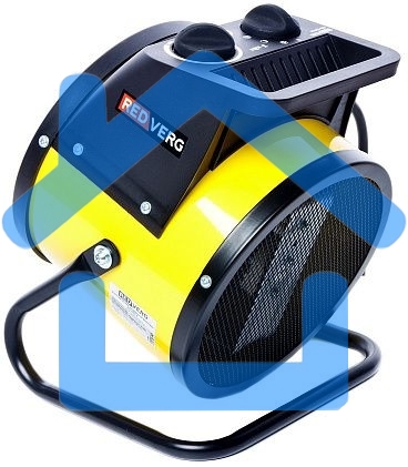 Тепловая пушка электрическая RedVerg RD-EHC3 желтый/черный