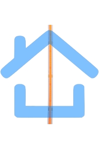 Лента светодиодная 24В, COB 8Вт/м, 320 LED/м, красный, 8мм, 5м, IP20 Rexant