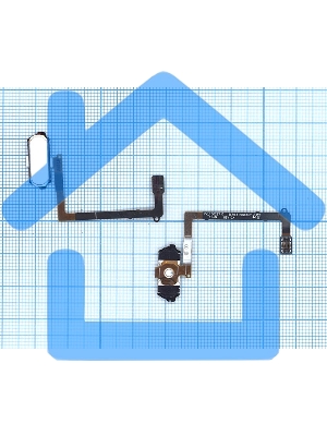 Кнопка HOME в сборе с механизмом и шлейфом для Samsung Galaxy S6 SM-G920F, белый