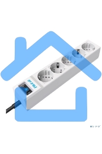 Сетевой фильтр ZIS PILOT Surge protector Pilot SG5 5 outlets (GP), 10A / 2.2kVt, automatic circuit-breaker, 7 m