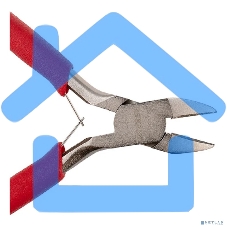 Кусачки для точных работ Rexant 115 мм никелированные, авторазжим, обливные рукоятки