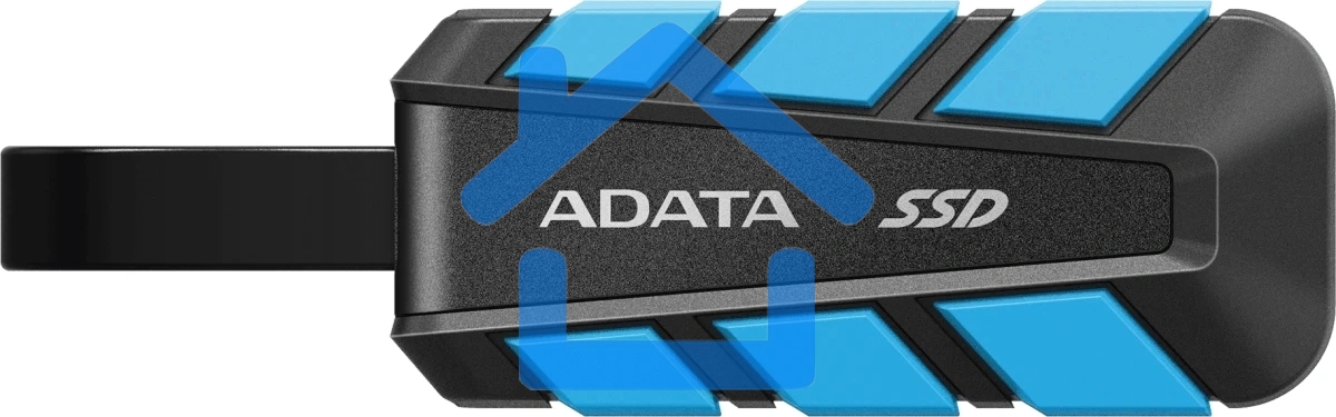 Внешний SSD   ADATA SC740 2.0Tb (USB3.2 gen 2 type C, 1050/1000Mbs, 122x41x22mm, 40g, защита от падения, встроенный кабель)