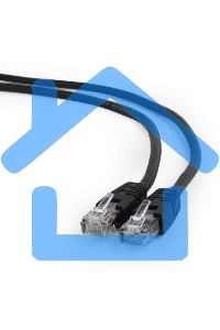 Патч-корд UTP Cablexpert кат.6, 1м, литой, многожильный черный