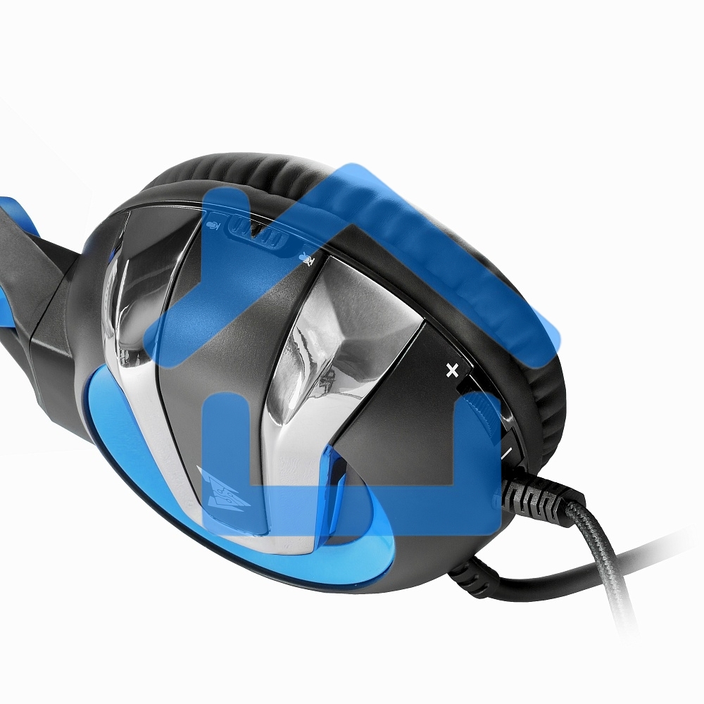 Гарнитура игровая CROWN CMGH-3101 Black&blue