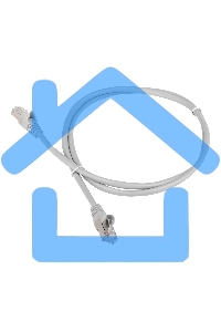 Патч-корд LANMASTER LSZH FTP кат.6, 0.5 м, серый