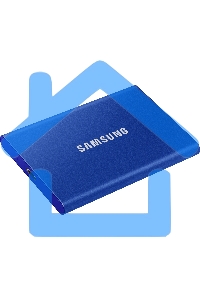 Внешний SSD Samsung T7, 2TB, USB 3.2 Gen 2 Type-C, R/W 1050/1000, синий