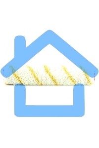 Валик сменный Matrix ПОЛИАКРИЛ желтая полоса, 250 мм, ворс 12 мм, D 36 мм, D руч.6 мм