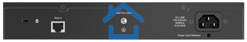 Сетевой коммутатор Smart L2 Surveillance Switch 8х1000Base-T PoE 802.3bt 90W, 2x1000Base-X SFP, PoE Budget 242W, Long-range PoE up to 250m