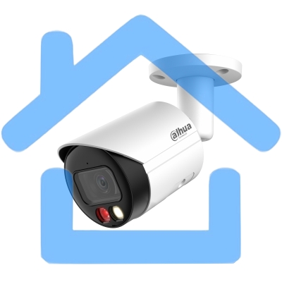 Камера видеонаблюдения IP Dahua DH-IPC-HFW2249S-S-IL-0280B 2.8-2.8мм цв. (DH-IPC-HFW2249SP-S-IL-0280B)