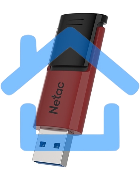 Флешка USB R/W Netac U182 Red 16Gb <NT03U182N-016G-30RE>, USB3.0
