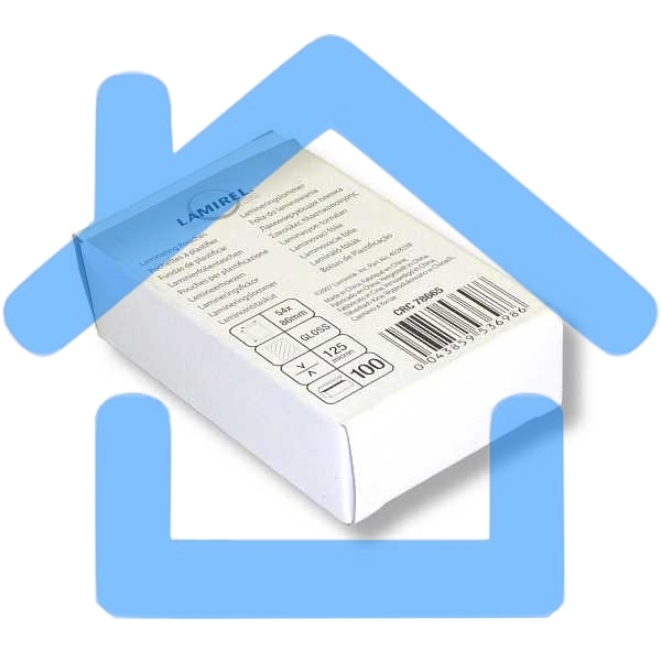 Пленка для ламинирования Fellowes 125мкм (100шт) глянцевая 54x86мм Lamirel (LA-78665)