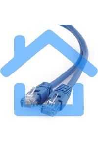 Патч-корд UTP Cablexpert кат.6, 1м, литой, многожильный, синий