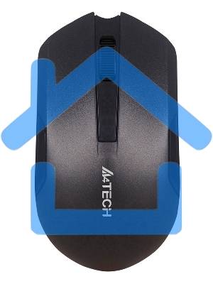 Мышь беспроводная A4Tech G3-200NS черный, 1200 dpi, радиоканал, USB, кнопки - 3