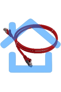 Патч-корд LANMASTER LSZH FTP кат.6, 1.0 м, красный