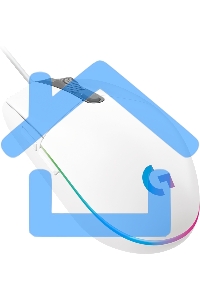 Мышь проводная Logitech G102 LIGHTSYNC белый, 8000 dpi, USB, кнопки - 6