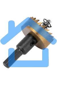 Коронка по металлу Denzel HSS, 35 мм, нитридтитановое покрытие