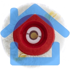 Валик сменный Matrix ПОЛИАКРИЛ желтая полоса, 250 мм, ворс 12 мм, D 36 мм, D руч.6 мм