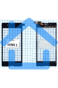 Сенсорное стекло (тачскрин) для Sony Xperia E3 (D2202) черное