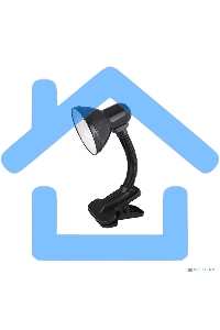 Светильник Ultraflash UF-320 C02 (12362) настольный на прищепке E27 черный 60Вт