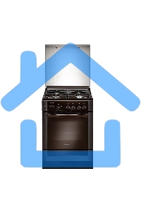 Плита газовая Gefest 6300-03 0047 коричневый, конфорок 4 газовых, духовка 52 л, 60 см x 85 см x 60 см