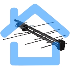 ТB антенна наружная для цифрового телевидения DVB-T2, RX-421 Rexant