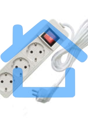 Удлинитель 3х1.5м с заземл. 16А IP20 3.5кВт с выкл. Союз 481S-8301