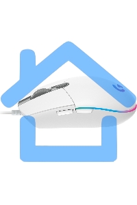 Мышь проводная Logitech G102 LIGHTSYNC белый, 8000 dpi, USB, кнопки - 6