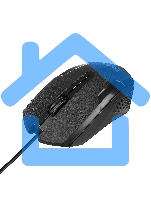 Мышь проводная ExeGate SH-9025S черный, 1000 dpi, USB, кнопки - 3