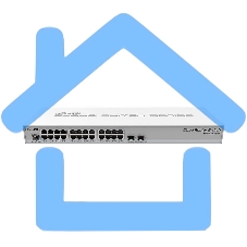 Маршрутизатор 24PORT 1000M CRS326-24G-2S+RM MIKROTIK