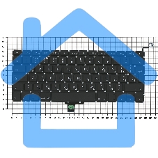 Клавиатура для ноутбука MacBook A1278 большой UK enter