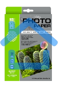 Фотобумага Cactus CS-GSA513050 A5/130г/м2/50л. глянцевое самоклей. для струйной печати