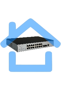 Коммутатор Управляемый L2 16x1000Base-T, 2x1000Base-X SFP, консольный порт RJ-45, комплект для установки в 19