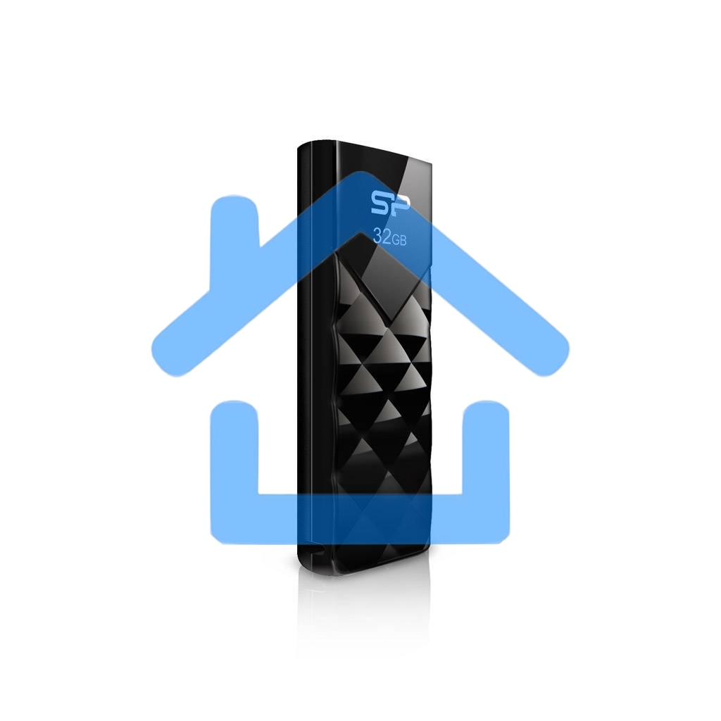 Флешка USB R/W Silicon Power R/W 8Gb Ultima U03 SP008Gb,UF2U03V1K USB2.0 черный