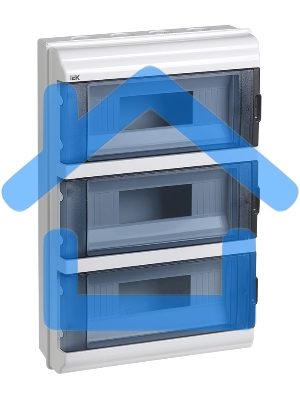 Щит распределительный IEK MKP72-N3-36-55 КМПн-36 IP55 для установки модульных устройств навесной 306мм 108мм 458мм 660B 36мод. пластик IP55 белый (упак.:1шт)