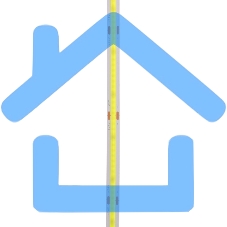 Лента светодиодная 24В, COB 8Вт/м, 320 LED/м, зеленый, 8мм, 5м, IP20 Rexant