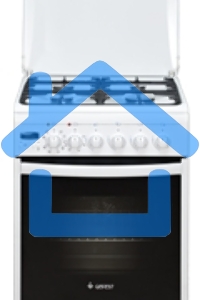 Плита комбинированная Gefest ПГЭ 5102-03 белый, конфорок 4 газовых, духовка 55 л, 50 см x 85 см x 58.5 см