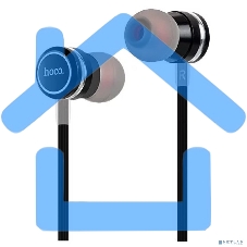 Наушники проводные-вставки с микрофоном Hoco M16 черный