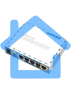 Точка доступа Mikrotik hAP RB951Ui-2nD RouterBOARD hAP