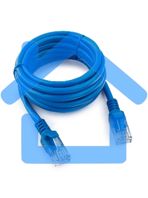 Патч-корд медный UTP Cablexpert PP10-2M/B кат.5e, 2м, литой, многожильный (синий)