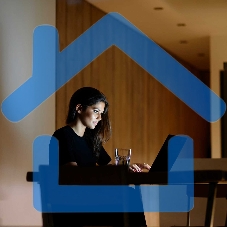 Мышь беспроводная Logitech M330 SILENT PLUS синий, 1000 dpi, радиоканал, USB, кнопки - 3