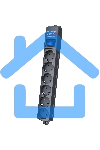 Сетевой фильтр Pilot S 6 розеток (5 евро + 1 без заземления) 7 м, графит