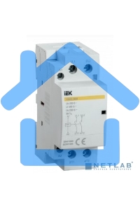 Контактор модульный КМ63-20М AC IEK MKK11-63-20