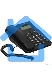Телефон проводной teXet TX-265 черный
