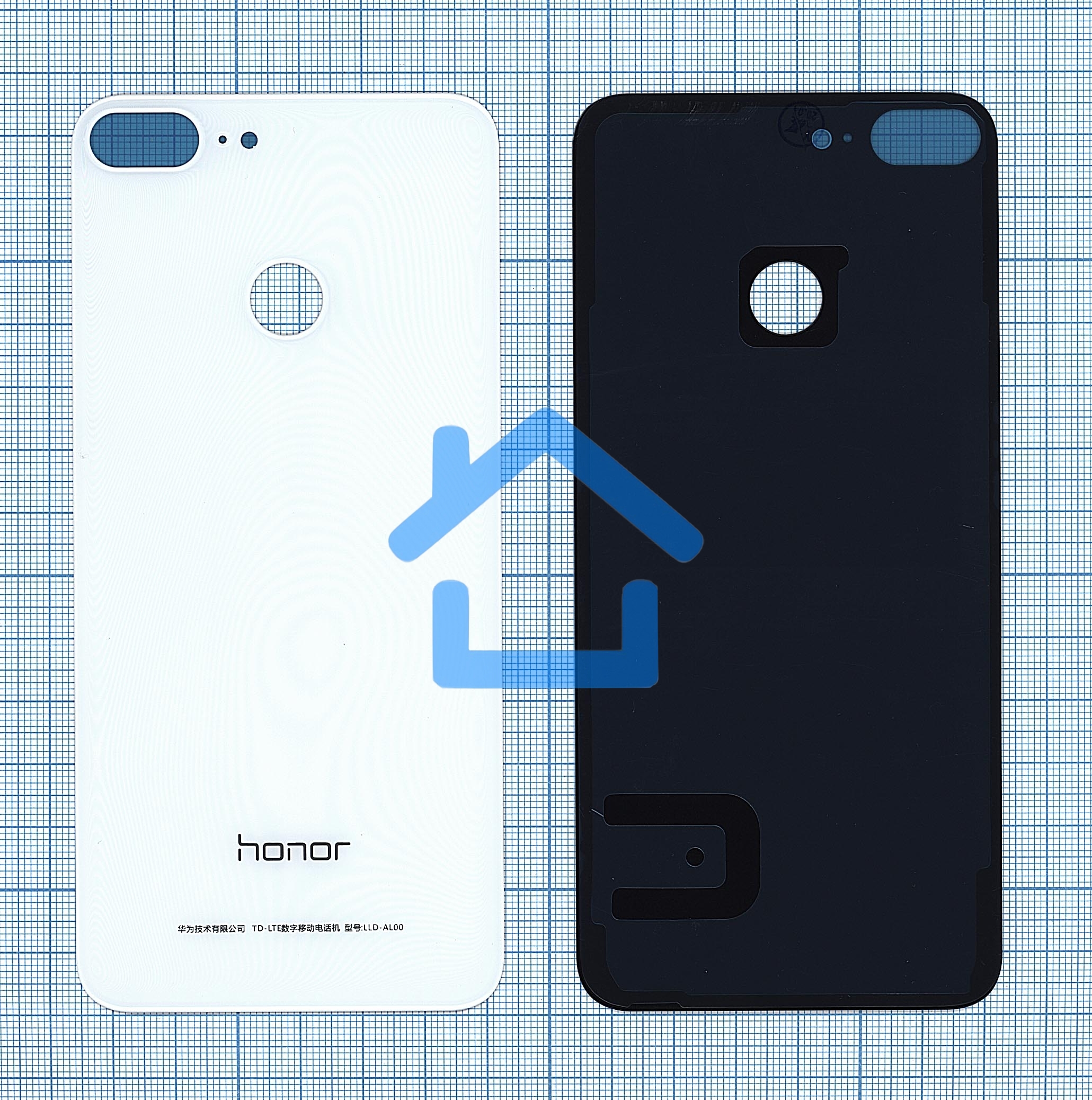Задняя крышка для Huawei Honor 9 Lite  белый