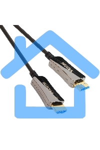 Активный оптический кабель HDMI 19M/M,ver. 2.0, 4K@60 Hz 80m VCOM