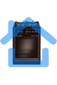 Плита газовая Gefest ПГ 6500-03 0045 коричневый, конфорок 4 шт, духовка 52 л, 60 см x 85 см x 60 см