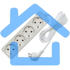 Удлинитель 4х3м с заземл. 16А IP20 3.5кВт Союз 481S-6403