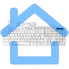 Клавиатура Gembird KB-8355U проводная, USB, белый